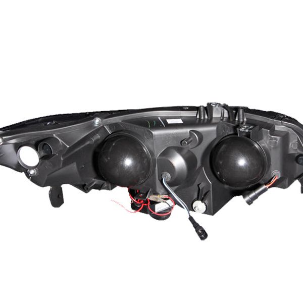 ANZO 2006-2011 Honda Civic Projector Headlights w/ Halo Black (CCFL)-tuningsupply.com