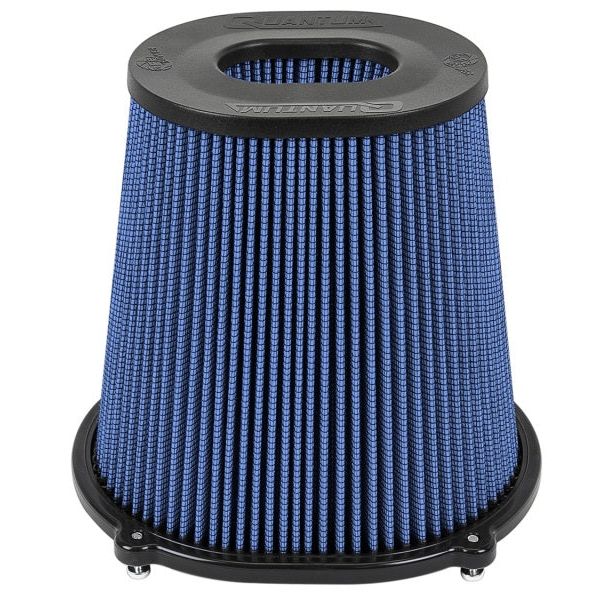 aFe Quantum Pro-5 R Air Filter Inverted Top - 5in Flange x 9in Height - Oiled P5R-tuningsupply.com