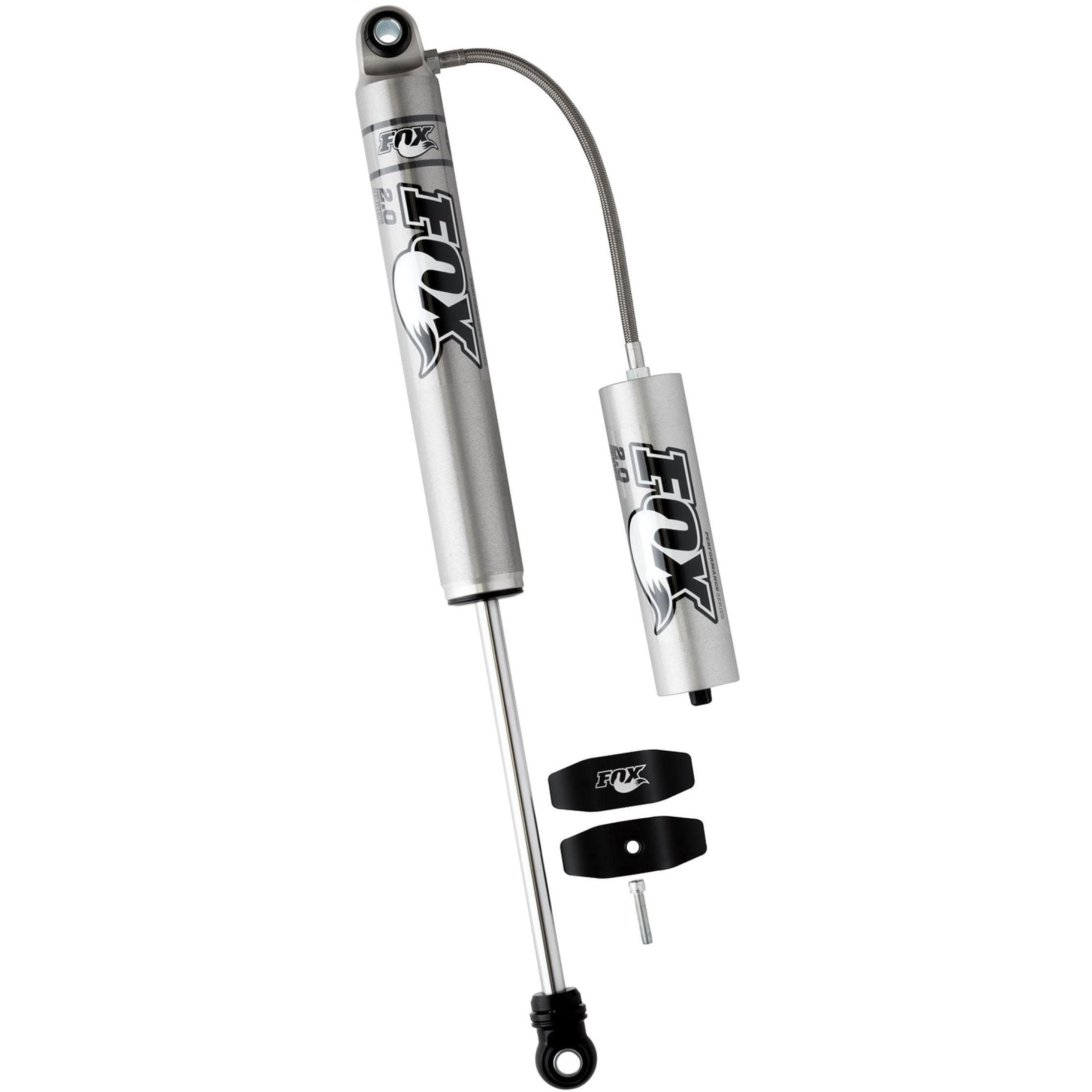 Fox 99+ Chevy HD 2.0 Performance Series 10.6in. Smooth Body Remote Res. Rear Shock / 0-1in. Lift-tuningsupply.com