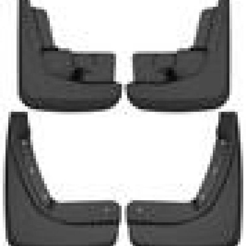 Husky Liners 20-21 Ford Explorer Front and Rear Mud Guard Set - Black-tuningsupply.com