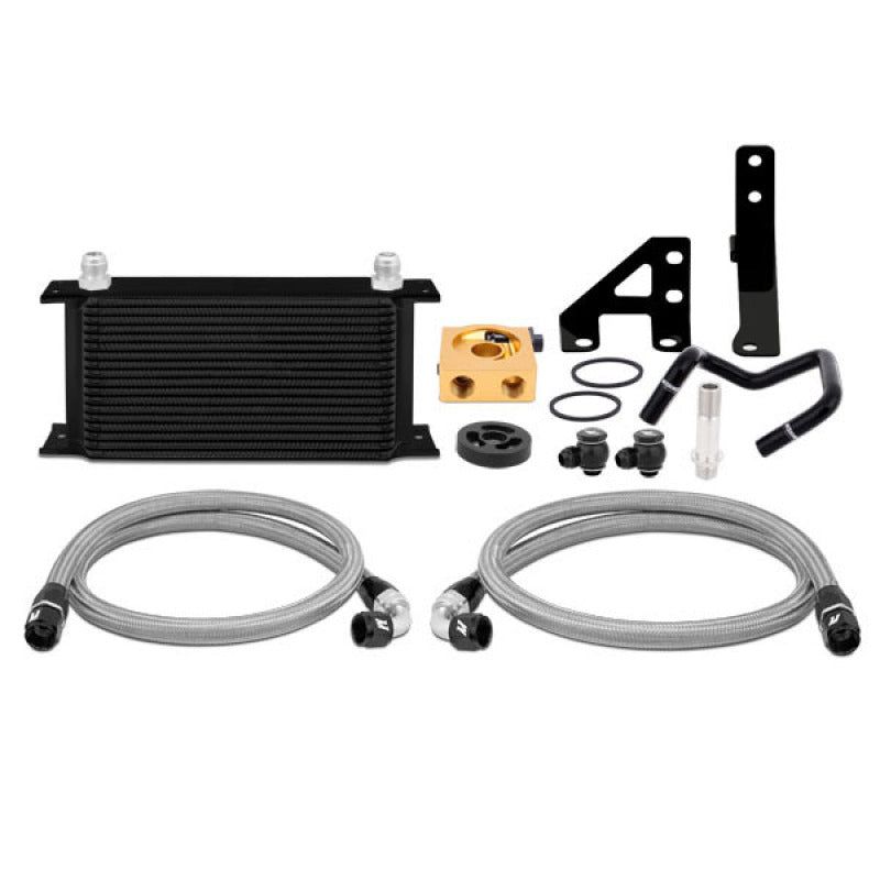 Mishimoto 2015 Subaru WRX Thermostatic Oil Cooler Kit - Black-tuningsupply.com