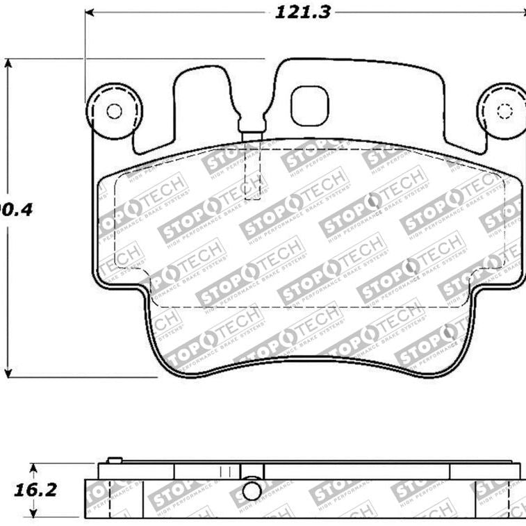 StopTech Performance 00-07 Porsche Boxster S / 06-07 Cayman / 99-05 911 Carrera Front Brake Pads-Brake Pads - Performance-Stoptech-STO309.09170-SMINKpower Performance Parts