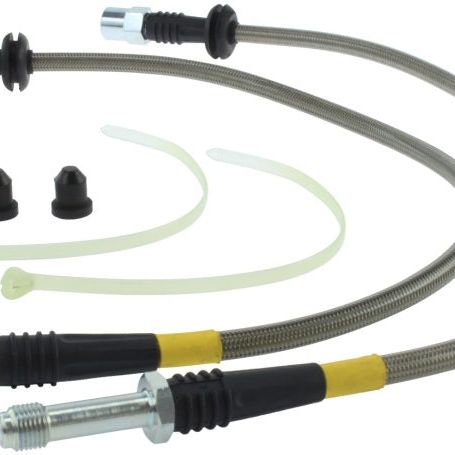 StopTech 94-98 VW Golf Front Stainless Steel Brake Line Kit-Brake Line Kits-Stoptech-STO950.33011-SMINKpower Performance Parts