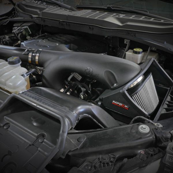 aFe Rapid Induction Cold Air Intake System w/Pro DRY S Filter 2021+ Ford F-150 V6-3.5L (tt)-tuningsupply.com