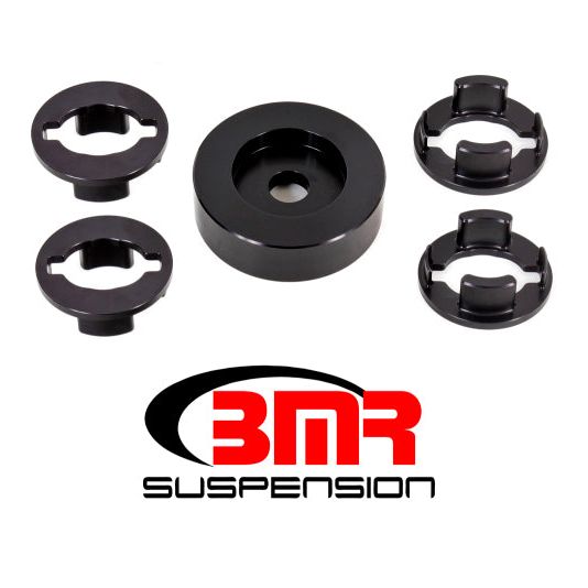 BMR 16-17 6th Gen Camaro Differential Lockout Bushing Kit (Aluminum) - Black-tuningsupply.com