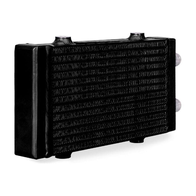 Mishimoto Universal Small Bar and Plate Dual Pass Black Oil Cooler-tuningsupply.com