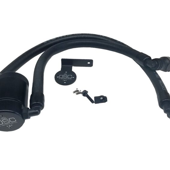 J&L 11-17 Ford F-150 5.0L / 11-14 Ford F-150 6.2L Driver Side Oil Separator 3.0- Black Anodized-tuningsupply.com