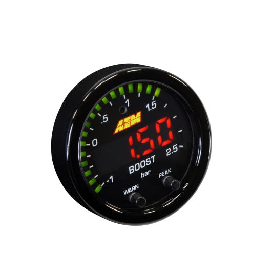 AEM X-Series Boost Pressure -30inHg 35psi Gauge-tuningsupply.com