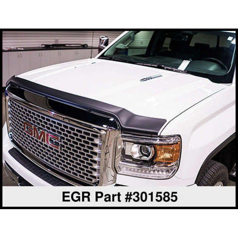 EGR 14+ GMC Sierra Superguard Hood Shield - Matte (301585)-tuningsupply.com