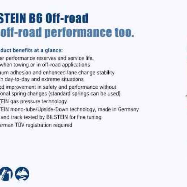 Bilstein B6 4600 Series 15-16 Ford F-150 Rear 46mm Monotube Shock Absorber-tuningsupply.com