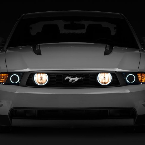 Raxiom 05-12 Ford Mustang GT LED Halo Fog Lights (Smoked) - SMINKpower Performance Parts RAX49134 Raxiom