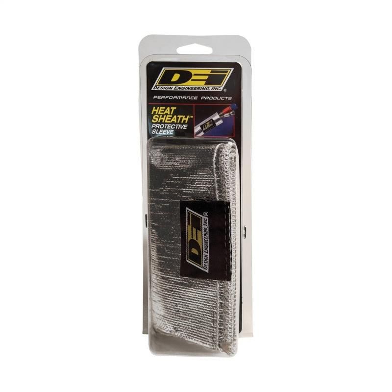 DEI Heat Sheath 1-1/2in I.D. x 3ft - Aluminized Sleeving - Sewn Edge-tuningsupply.com