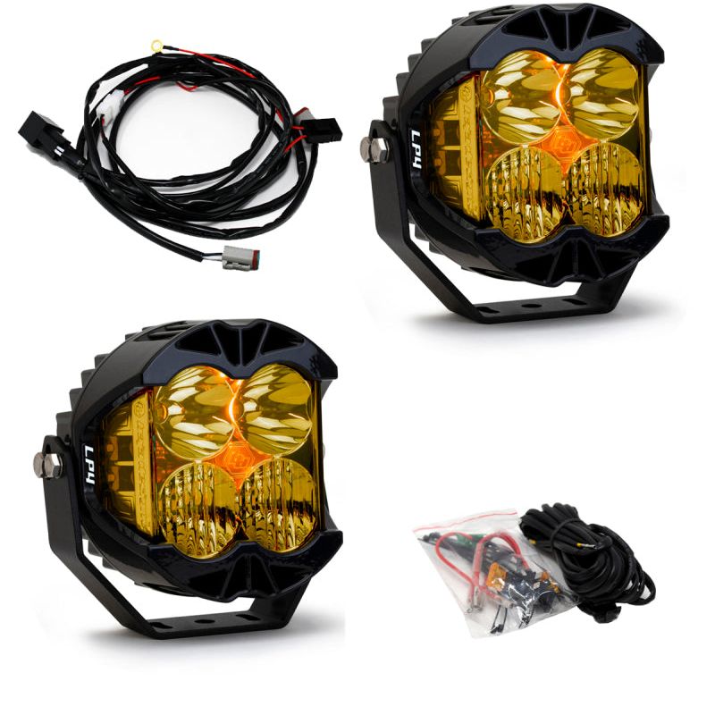 Baja Designs LP4 Pro Driving/Combo LED - Amber (Pair)-tuningsupply.com