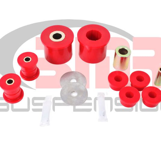 BMR 08-09 Pontiac G8 Rear Suspension Bushing Kit (BK004 BK005 BK006) - Black/Red-tuningsupply.com