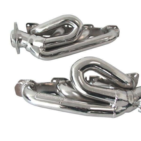 BBK 09-18 Dodge Ram 5.7L Hemi Shorty Tuned Length Exhaust Headers - 1-3/4 Silver Ceramic-tuningsupply.com