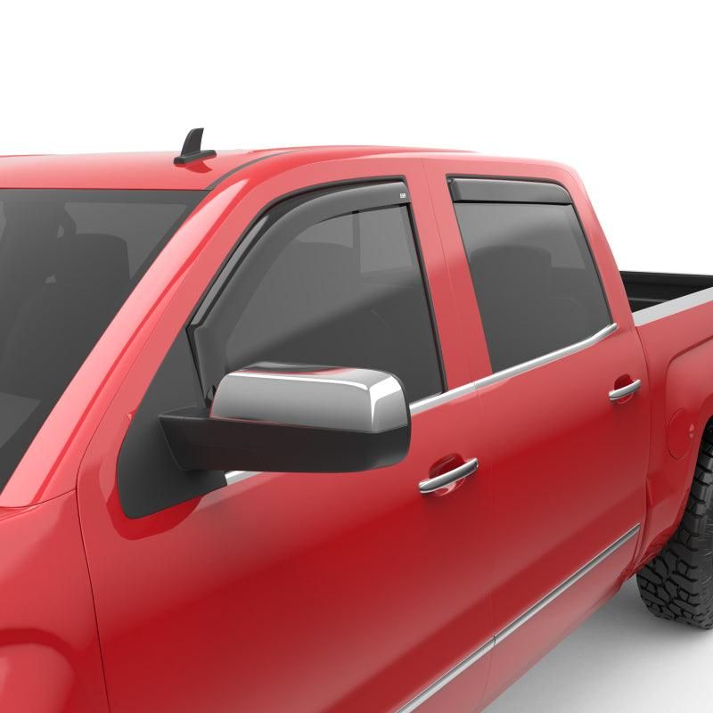 EGR 14+ Chev Silverado/GMC Sierra Crw Cab In-Channel Window Visors - Set of 4 - Matte (571775)-tuningsupply.com