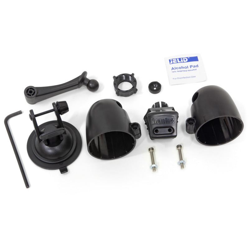 Banks Power Dual Gauge Pod Suction Mount For iDash 1.8 And 52mm Gauges-tuningsupply.com