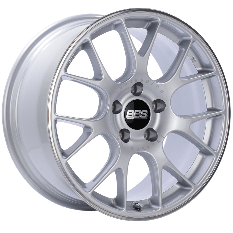 BBS CH-R 18x8.5 5x112 ET38 Brilliant Silver Polished Rim Protector Wheel -82mm PFS/Clip Required-tuningsupply.com