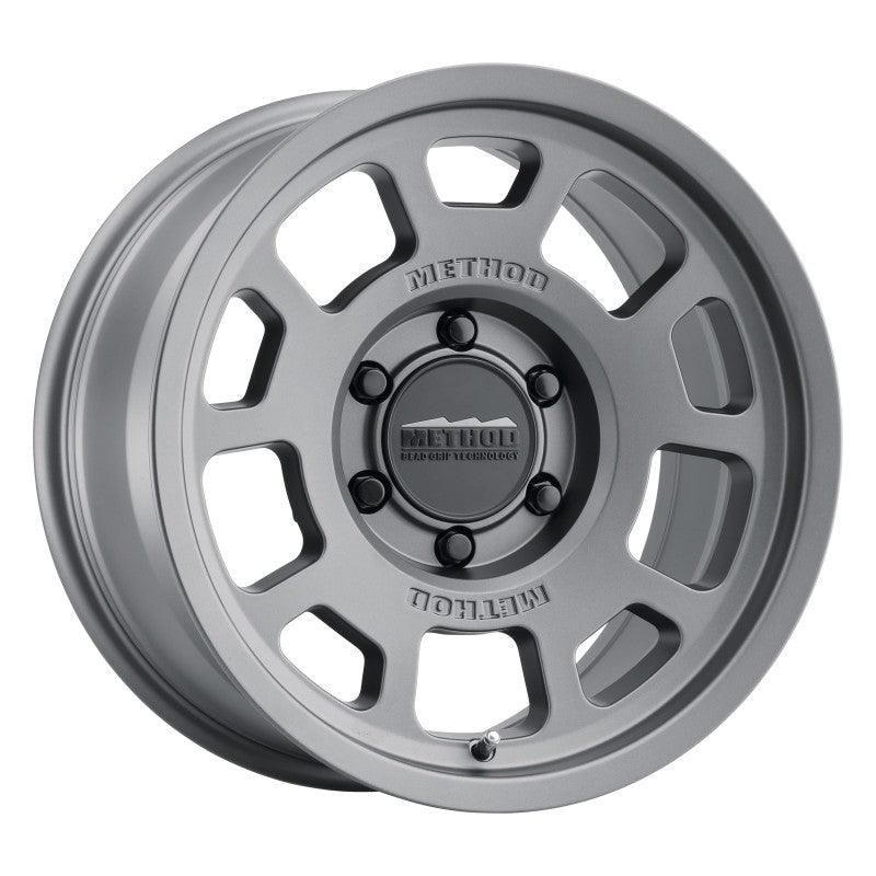 Method MR705 17x8.5 0mm Offset 6x5.5 106.25mm CB Titanium Wheel-tuningsupply.com