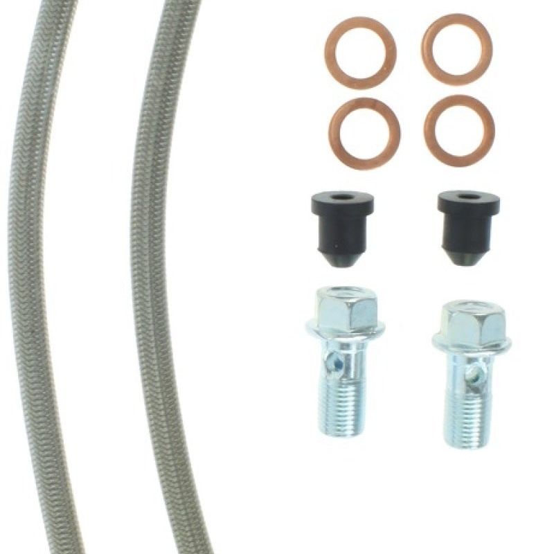 StopTech 00-05 Lexus IS300 / 02-08 SC430 Front Stainless Steel Brake Lines-Brake Line Kits-Stoptech-STO950.44000-SMINKpower Performance Parts