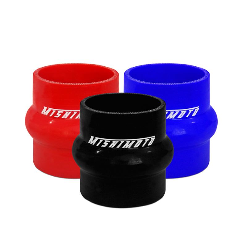 Mishimoto 2.5in Black Hump Hose Coupler-tuningsupply.com