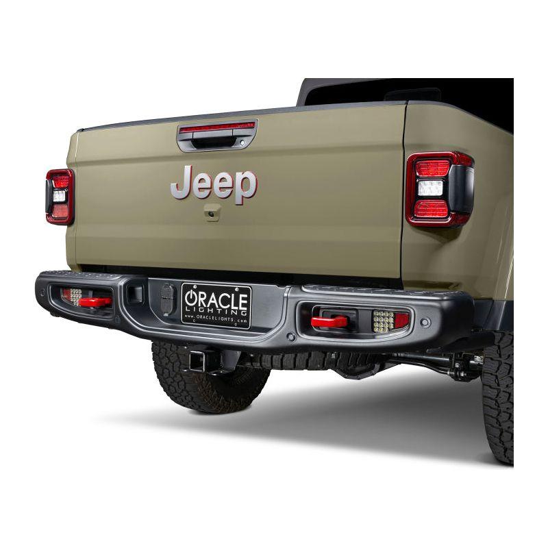 Oracle Rear Bumper LED Reverse Lights for Jeep Gladiator JT - 6000K SEE WARRANTY-tuningsupply.com