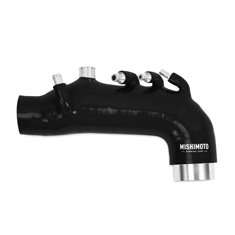 Mishimoto 08 Subaru WRX Black Silicone Induction Hose-tuningsupply.com