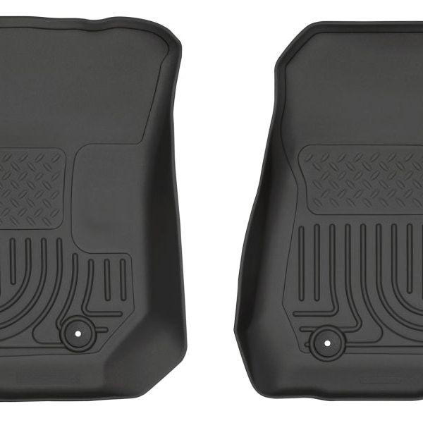 Husky Liners 14 Jeep Wrangler 2/4 Door Weatherbeater Black Front Floor Liners-tuningsupply.com