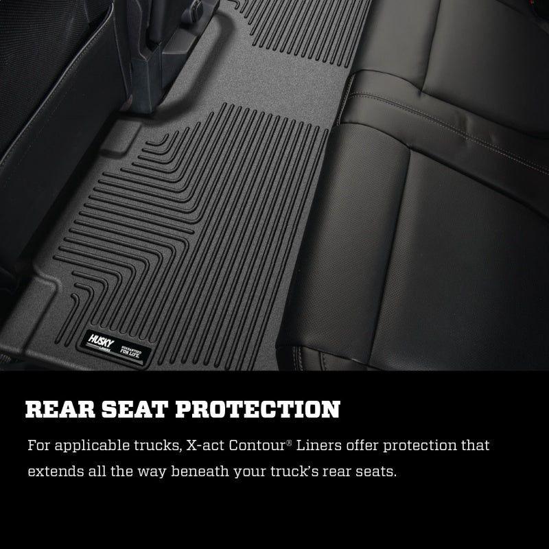 Husky Liners 09-14 Ford F-150 SuperCab X-Act Contour Black 2nd Seat Floor Liner (Full Coverage)-tuningsupply.com