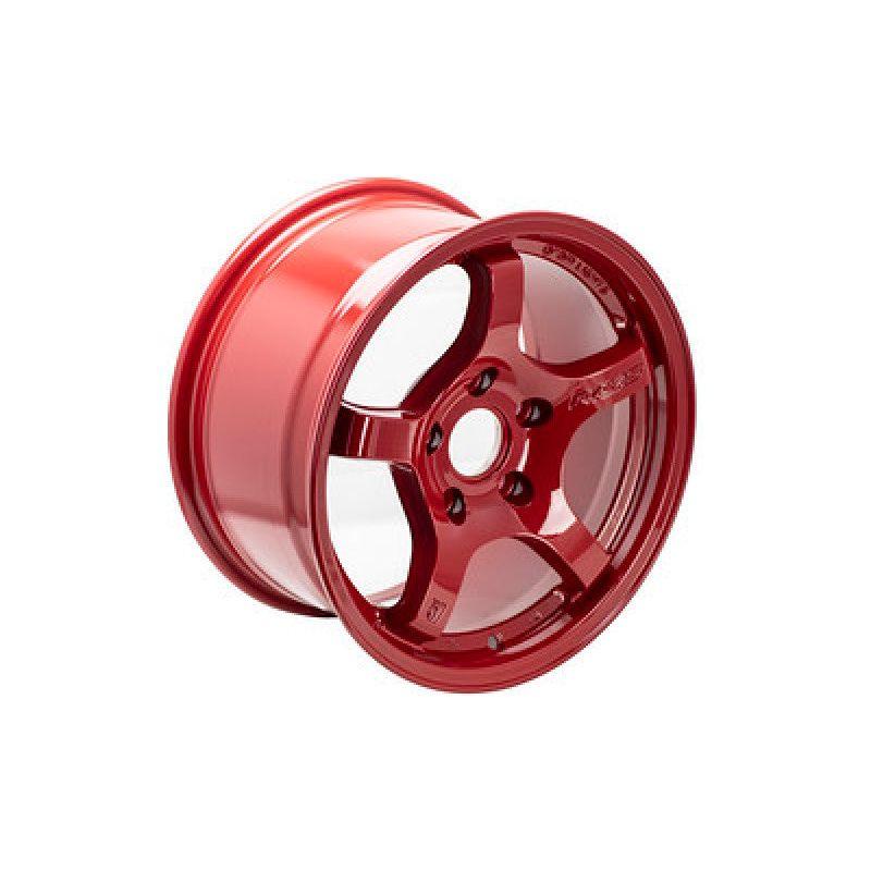 Gram Lights 57CR 18x9.5 +38 5x114.3 Milano Red Wheel-tuningsupply.com