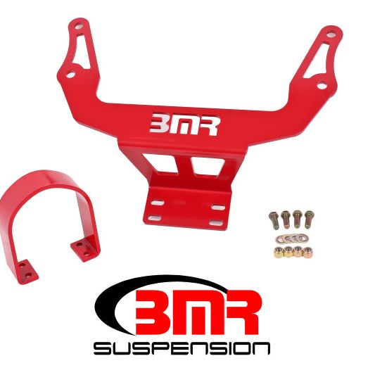 BMR 08-17 Challenger Front Driveshaft Safety Loop - Red-tuningsupply.com