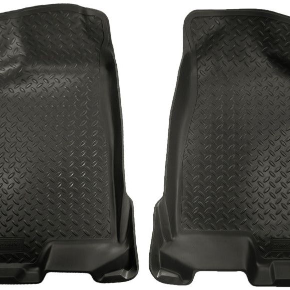 Husky Liners 04-12 Chevy Colorado/GMC Canyon Crew Cab Classic Style Black Floor Liners-tuningsupply.com