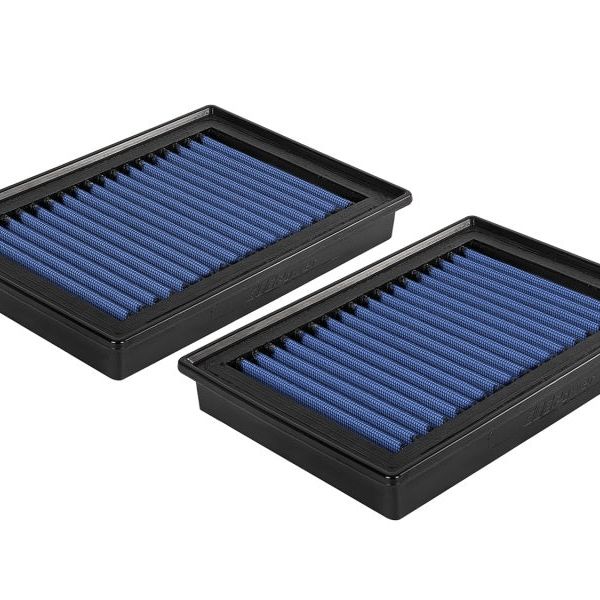 aFe MagnumFLOW Pro 5R OE Replacement Air Filter (Pair) 16-19 Infiniti Q50/60 V6-3.0L (tt)-tuningsupply.com