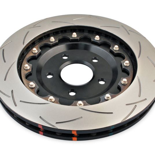 DBA 05-12 Corvette C6 w/Z06 pkg Front Slotted 5000 Series 2 Piece Rotor Assembled w/ Black Hat-tuningsupply.com