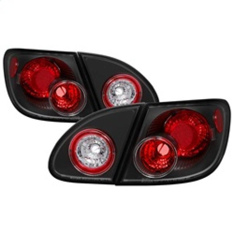 Spyder Toyota Corolla 03-08 Euro Style Tail Lights Black ALT-YD-TC03-BK - SMINKpower Performance Parts SPY5007339 SPYDER