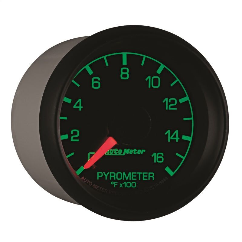 Autometer Factory Match Ford 52.4mm Full Sweep Electronic 0-1600 Deg F EGT/Pyrometer Gauge-tuningsupply.com