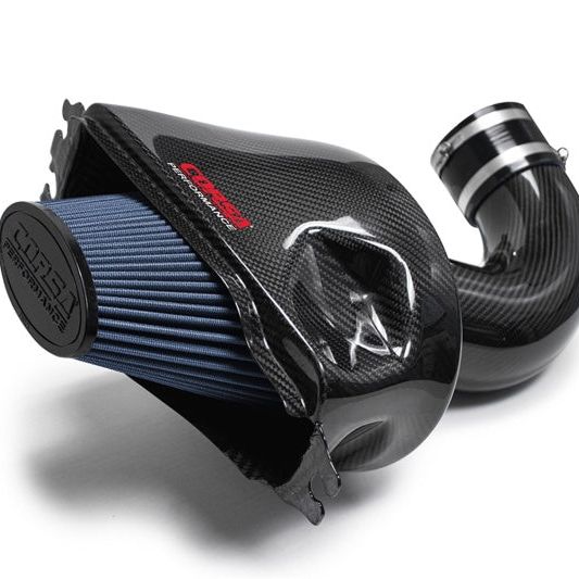 Corsa 14-19 Chevrolet Corvette C7 6.2L V8 Carbon Fiber Intake w/ MaxFlow Oil Filter Not Fit Z06/ZR1-tuningsupply.com