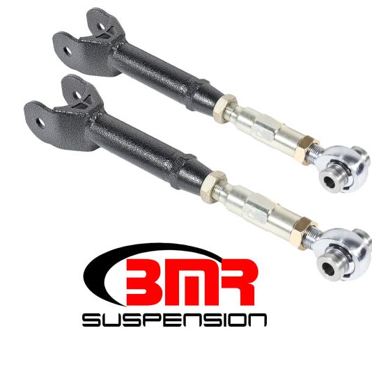 BMR 16-17 6th Gen Camaro Lower Trailing Arms w/ On-Car Adj. Rod Ends - Black Hammertone-tuningsupply.com