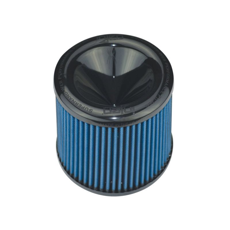 Injen AMSOIL Replacement Nanofiber Dry Air FIlter 5in Flange Diameter/6.5in Base/6in Height/70 Pleat-tuningsupply.com