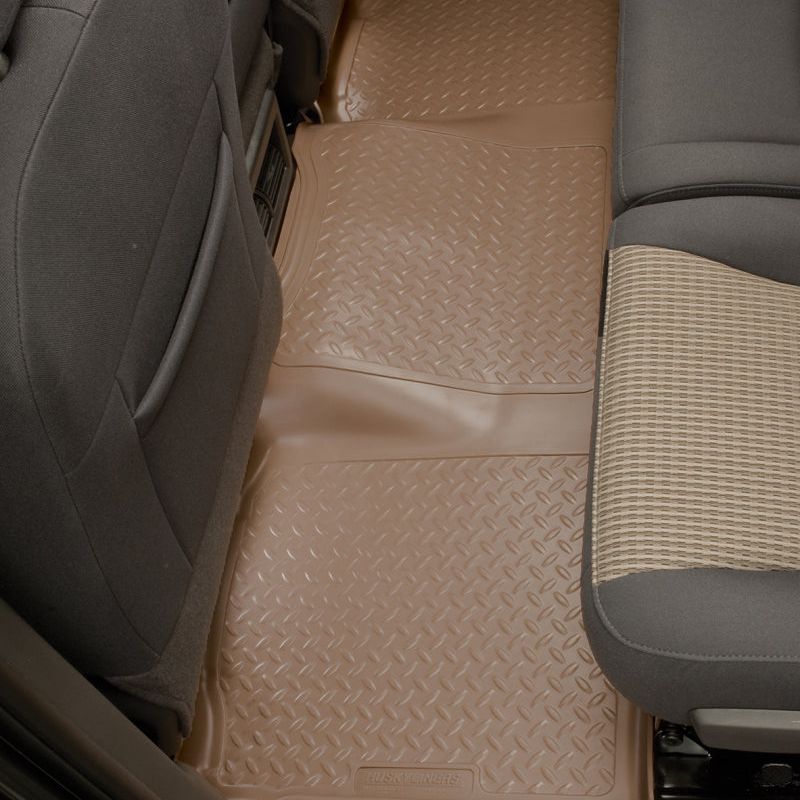 Husky Liners 01-06 Toyota Sequoia Classic Style 2nd Row Tan Floor Liners (One Piece Unit)-tuningsupply.com