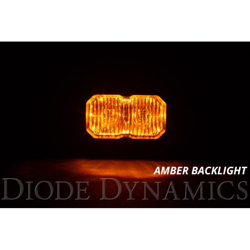 Diode Dynamics Stage Series 2 In LED Pod Sport - Yellow Combo Standard ABL (Pair)-tuningsupply.com