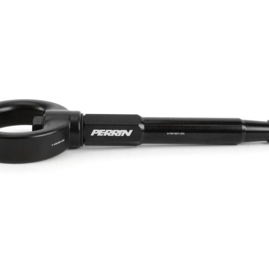 Perrin 18-21 WRX/STI / 13-20 BRZ / 17-20 Toyota 86 Front Tow Hook Kit - Flat Black-Tow Hooks-Perrin Performance-PERPSP-BDY-235BK-SMINKpower Performance Parts