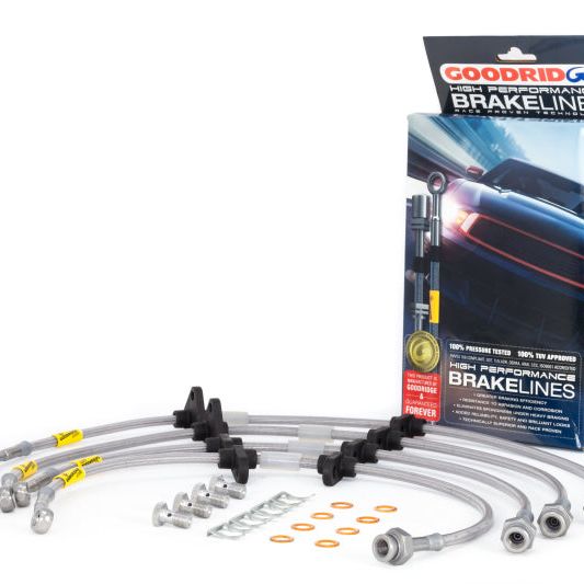 Goodridge 90-93 Acura Integra Stainless Steel Brake Line Kit-tuningsupply.com