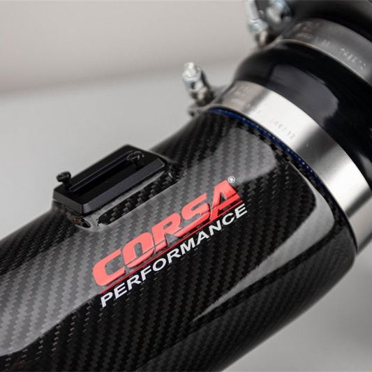 Corsa 2017-2023 Chevrolet Camaro ZL1 Carbon Fiber Air Intake w/ MaxFlow 5 Oil Filtration-tuningsupply.com