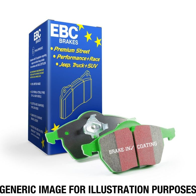 EBC 15+ Cadillac Escalade Ext/Esv 6.2 2WD Greenstuff Front Brake Pads-tuningsupply.com