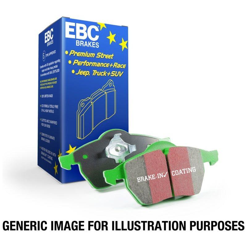 EBC 2016+ Mazda Miata MX-5 / 17-20 Fiat 124 Spider Greenstuff Front Brake Pads-tuningsupply.com