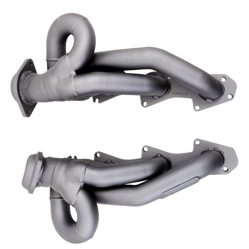 BBK 14-18 GM Truck 5.3/6.2 1 3/4in Shorty Tuned Length Headers - Titanium Ceramic-tuningsupply.com