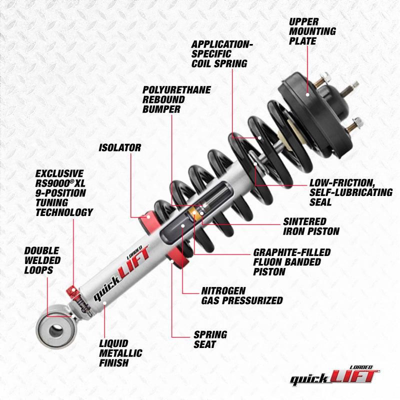 Rancho 95-04 Toyota Tacoma Front Right Quick Lift Loaded - SMINKpower Performance Parts RHORS999908 Rancho