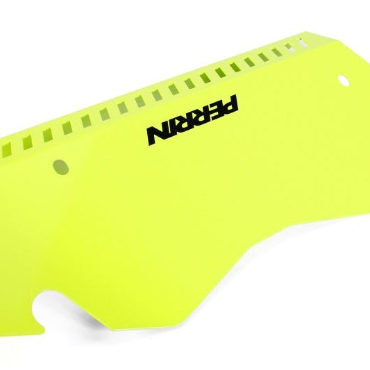 Perrin 2022+ Subaru WRX Pulley Cover - Neon Yellow-tuningsupply.com