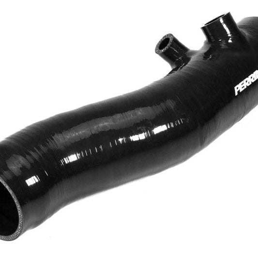 Perrin 2022+ Subaru WRX Black 3in Turbo Inlet Hose w/ Nozzle - SMINKpower Performance Parts PERPSP-INT-425BK Perrin Performance